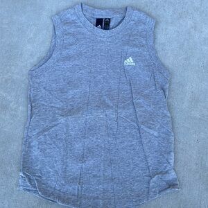 adidas Heather Gray Muscle Tee
